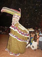 La aparición de máscaras y marionetas de Markala