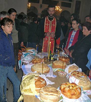 La Slava, célébration de la fête du saint patron de la famille 