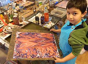 Ebru, Turkish art of marbling