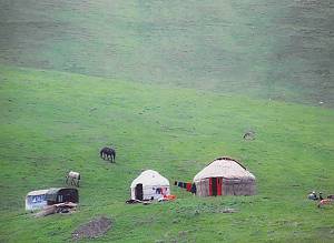 Connaissances et savoir-faire traditionnels de la fabrication des yourtes kirghizes, kazakhes et karakalpak (habitat nomade des peuples turciques)