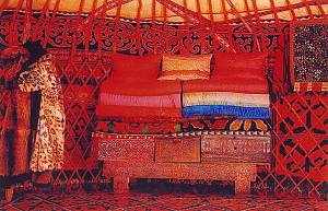 Traditional knowledge and skills in making Kyrgyz, Kazakh and Karakalpak yurts (Turkic nomadic dwellings)