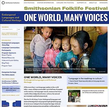 Smithsonian launches ''One World, Many Voices'' gallery for International Mother Language Day