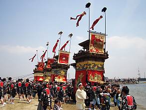 Yama, Hoko, Yatai, float festivals in Japan