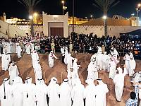 Al-Razfa performance at the Janadriya Festival in February 2014 attracted a large turnout of citizens of Saudi Arabia