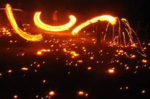 Summer solstice fire festivals in the Pyrenees