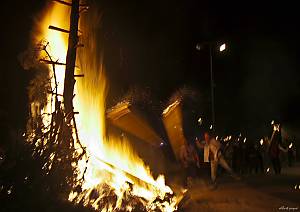 Summer solstice fire festivals in the Pyrenees