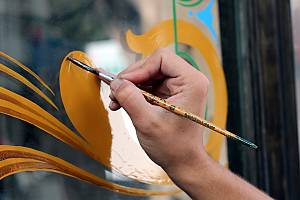 Filete porteño in Buenos Aires, a traditional painting technique