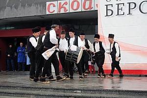 Kopachkata, a social dance from the village of Dramche, Pijanec
