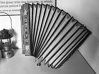 Old accordion, one of the first that was introduced in the Colombian Caribbean region