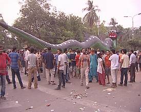 La fiesta “Mangal Shobhajatra” del Pahela Baishakh (día del Año Nuevo)