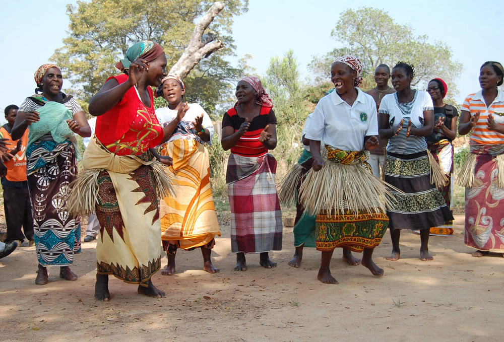 Traditional dance in Chinhambudzi, Manica, Central Mozambique