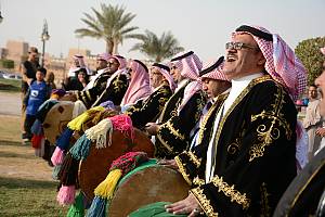 Alardah Alnajdiyah, dance, drumming and poetry in Saudi Arabia