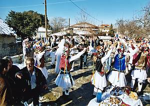 La Momoeria, fêtes du Nouvel An dans huit villages de la région de Kozani, en Macédoine occidentale (Grèce)