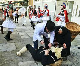 Momoeria, New Year's celebration in eight villages of Kozani area, West Macedonia, Greece
