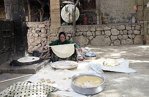 Flatbread making and sharing culture: Lavash, Katyrma, Jupka, Yufka