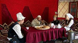 La culture de la fabrication et du partage de pain plat Lavash, Katyrma, Jupka, Yufka