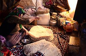 Flatbread making and sharing culture: Lavash, Katyrma, Jupka, Yufka