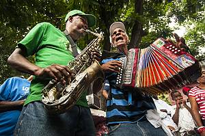 Music and dance of the merengue in the Dominican Republic