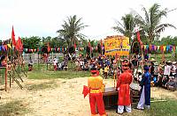 Panorama of Bài chòi festival in Võ Ninh commune, Quả Ninh district, Quảng Bín