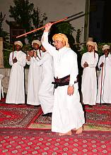 Almezmar, drumming and dancing with sticks