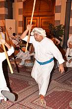 Almezmar, drumming and dancing with sticks