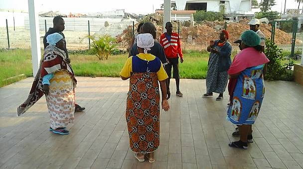Traditional group from the community of the Island of Luanda