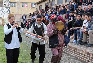 Chogān, a horse-riding game accompanied by music and storytelling