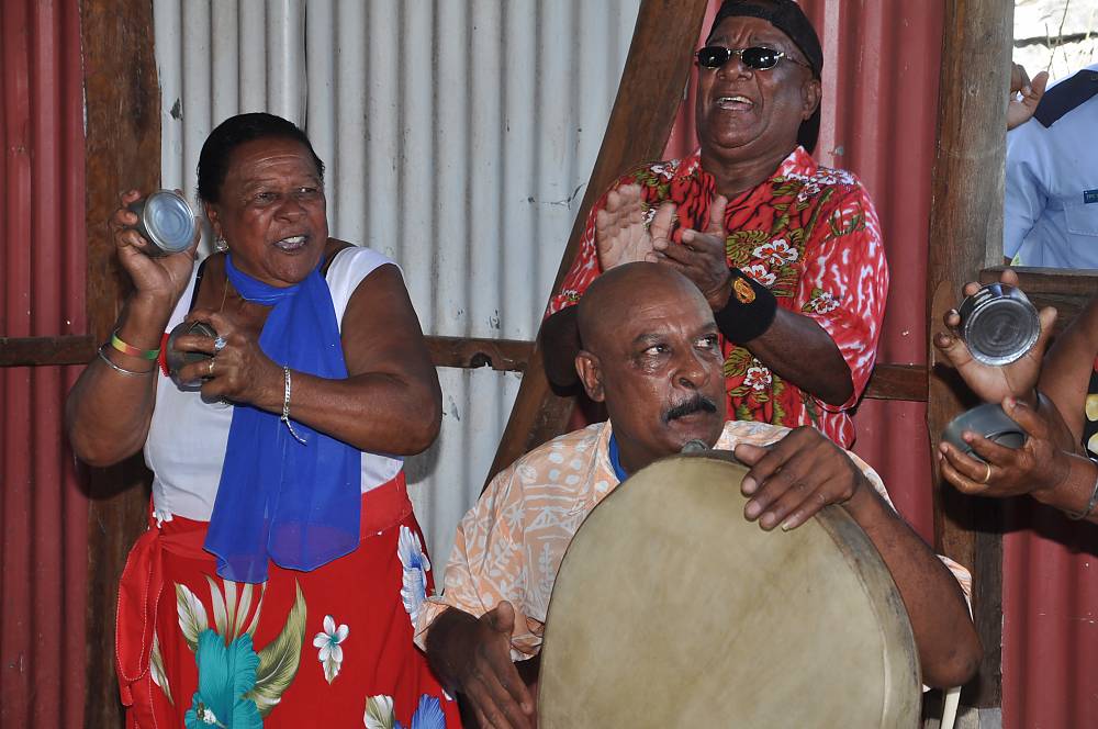 Le ravane instrument traditionne de l'Ile Maurice