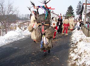 Door-to-door rounds of Kurenti