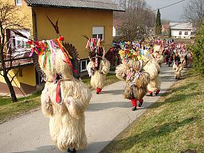 Door-to-door rounds of Kurenti