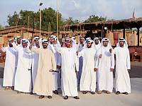 Bin No’man troupe performing during Alqattara Heritage Festival in the traditional Thursday and Friday Souq AlAin
