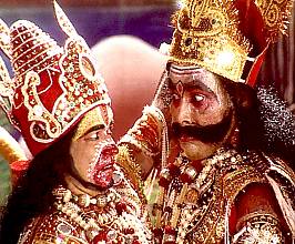 Ramlila, the traditional performance of the Ramayana