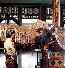Wayang puppet theatre