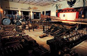 Wayang puppet theatre
