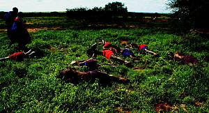 Enkipaata, Eunoto and Olng'esherr, three male rites of passage of the Maasai community
