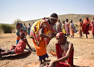 Enkipaata, Eunoto and Olng'esherr, three male rites of passage of the Maasai community