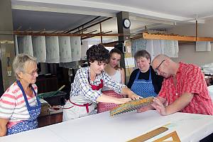 Blaudruck/Modrotisk/Kékfestés/Modrotlač, resist block printing and indigo dyeing in Europe
