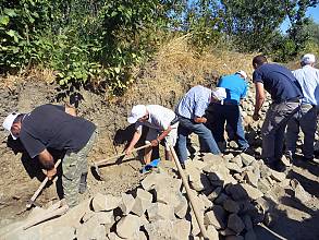 Art of dry stone construction, knowledge and techniques