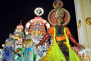 Festivity of Las Parrandas in the centre of Cuba