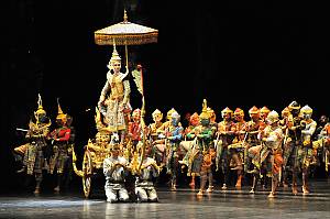 Khon, masked dance drama in Thailand