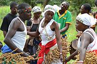 Mooba dancers at chiefdom Liteta