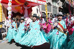 The festival of the Santísima Trinidad del Señor Jesús del Gran Poder in the city of La Paz