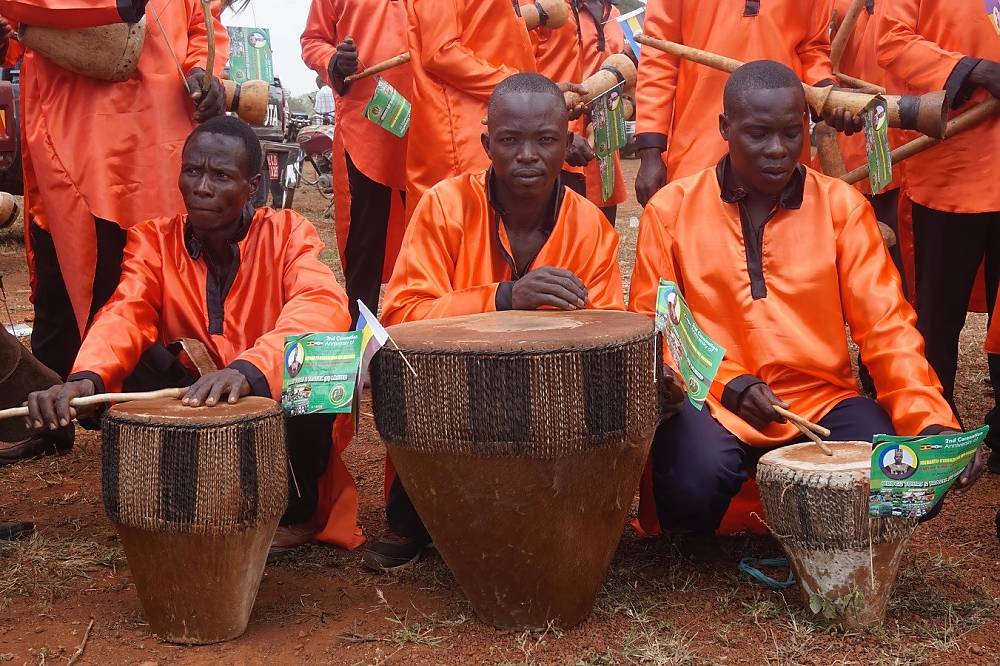 des musiciens bigwala du royaume du Busoga