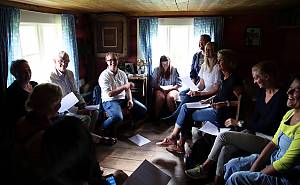 Practice of traditional music and dance in Setesdal, playing, dancing and singing (stev/stevjing)