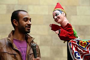 Traditional hand puppetry