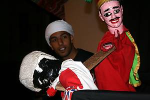 Traditional hand puppetry