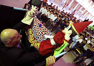 Traditional hand puppetry