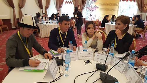 Les participants à l'atelier de bichkek