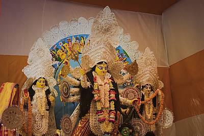An idol of Durga Goddess