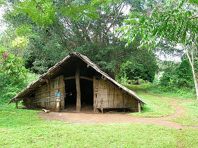 Nakamal (traditional meeting house) in Pentecost Island, Vanuatu